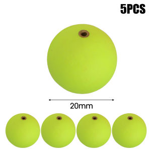 5ชิ้นทุ่นตกปลา Luya 20มม.-30มม. พร้อมโฟมแหวนไฟทองแดงลูกบอลลอยน้ำอุปกรณ์ตกปลากลางแจ้งสากล