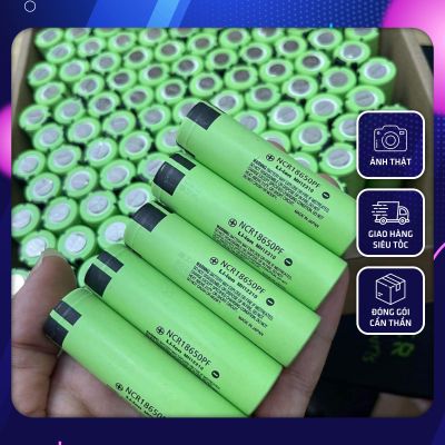 Pin 18650 Panasonic dung lượng cao 3600mAh, 3.7V xả 20A, Tháo khối