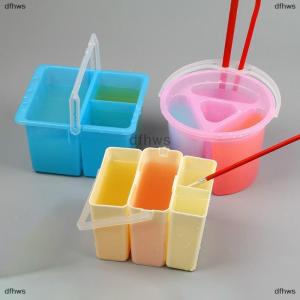 [COD] dfhws 3in1 4in1 Watercolor Painting Brush Washing Bucket Plastic Buckets Wash Pen Barrel For Drawing Art Supplies