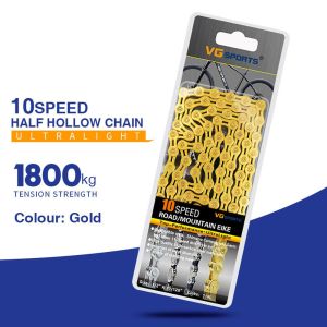 PICKING Chất lượng cao 116 liên kết Chuỗi nửa rỗng Xe đạp đường trường Đạp xe 8/9/10 11 tốc độ Phụ kiện xe đạp Phụ tùng xe đạp Xích xe đạp Xích xe đạp