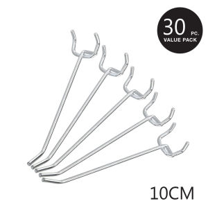 COUPLECOL 4/6/8 Inch Supermarket Shelf Home Storage Stationary Shop Assortment Organizer Hardware Tripod Hook Hook