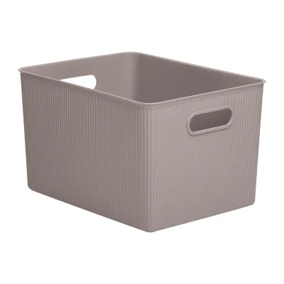 TATAY Baobab Multi-Purpose Extra Large Storage Basket - 22 Litres Taupe 29.4 X 38.5 X 23Cm