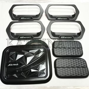 Paket Outer Handle Tank Cover Bensin Mobil GR Sport Xenia Lama 2004 Hitam