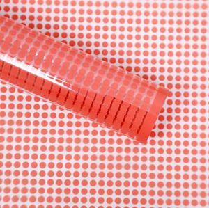 Flower Wrapping Polkadot Cellophane Kertas Buket Bunga Transparan List Florist Ecer 6189