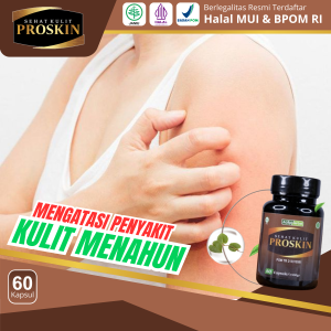 Obat Penyakit Kulit Menahun Skabies Gatal Menular Eksim Panu Kadas & Kurap Psoriasis - Obat Herbal Proskin 100% Original