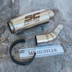 Knalpot Racing Ninja 250 Fi Karbu Mono R25 MT25 Z250 Z250sl CB150R CBR150R CBR250RR CBR250R Slip On SC Project