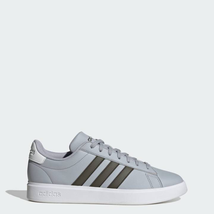 adidas Lifestyle GRAND COURT SHOES Men Grey ID4468 Lazada