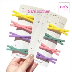 Kẹp tóc mái nhựa chữ X màu đẹp