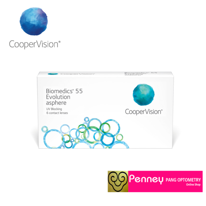 Biomedics 55 Evolution Monthly Contact Lens (6 lenses/box) Lazada
