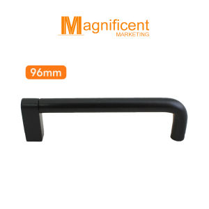 Black 2193 Coated Solid Brass Pull Handles for Kitchen Cabinet Doors | 1Pc