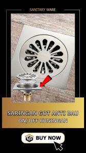 SARINGAN GOT (ON/OFF OTOMATIS BUKA TUTUP) STAILESS STEEL FLOOR DRAIN SALURAN PEMBUANGAN ANTI KARAT BERKUALITAS TAHAN LAMA Sistem Buka Tutup Otomatis Model Kotak Tahan Lama - Lazada