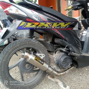 Knalpot Racing untuk Xread, Scopy, Vario, Mio & Beat
