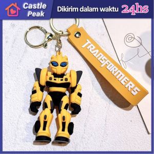 Gantungan Kunci Transformers Bumblebee Optimus Robot 3D Lucu Keychain Karakter  Transformer Gantungan Kunci Motor Mobil Tas