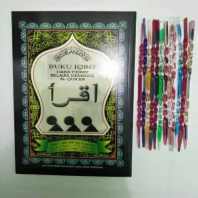 Buku IQRO BENDEL BESAR JILID 1-6 FREE KALAM