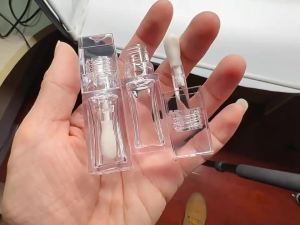 10/30/50pcs 7ml Empty Clear Lip Gloss Tube Liquid Lipstick Tube DIY Square Lip Glaze Tube Lip Oil Sample Cosmetic Container