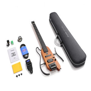 (in stock) DONNER HUSH-X Ultra Light Electric Guitar Professional Rock Beginner Headless Travel Guitar Removable Frames