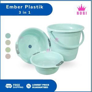 BOBI Shop Ember Plastik berkualitas 22 Liter - bucket Plactic Premium
