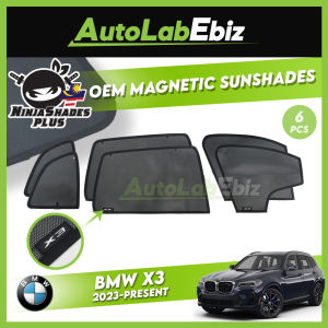 BMW X3 2023 2024 NinjaShades Plus OEM Magnetic Car Sunshades (6pcs/set)