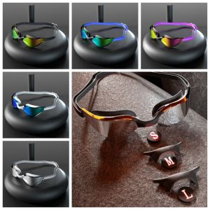 SERAPHYXO PC Anti-Fog Swimming  UV Protection Adjustable Nose Bridge Swim  Swim Eyewear HD HD Wide-Angle Swim