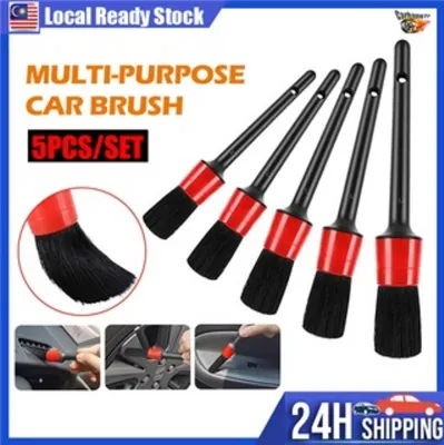 5pcs Car Cleaning Brush Set Auto Detaling Brush Set Rim Brush