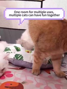 Dog Bed Cat Bed Pet tent cat and dog kennel foldable fully enclosed pet delivery room pet supplies