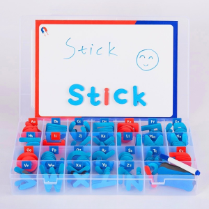 Magnetic Letters Kit ABC /123 Foam Alphabet Letter Number magnet Spelling With Card& Learning Gifts