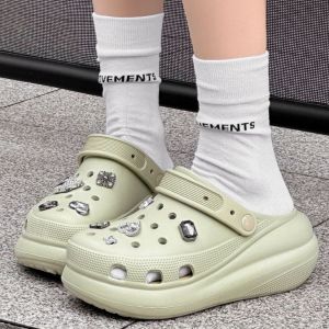 [Free Shipping] WomenS Summer New Style Clogs Height-Increasing Platform Sandals Thick-Soled Slippers Non-Slip WomenS Sandals