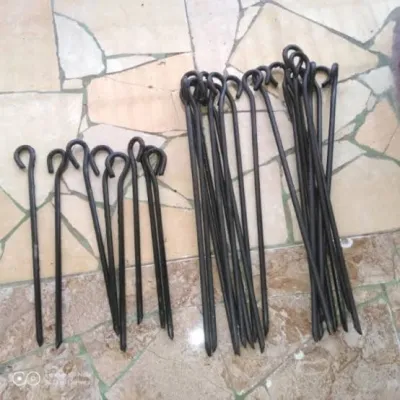 Pasak / Patok Tenda Besi Berbagai Ukuran