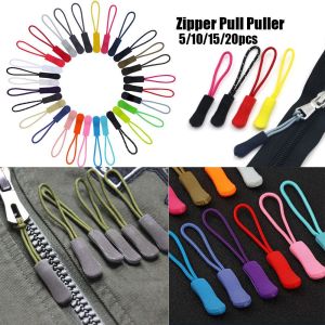 MUSASI 5/10/15/20pcs High quality Travel Bags Clip Buckle Ends Lock Zips Zip Puller Replacement Zipper Pull Cord Rope Pullers