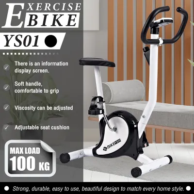 BG Sport Indoor Upright Stationary Belt Exercise Bike Indoor for Home exercise