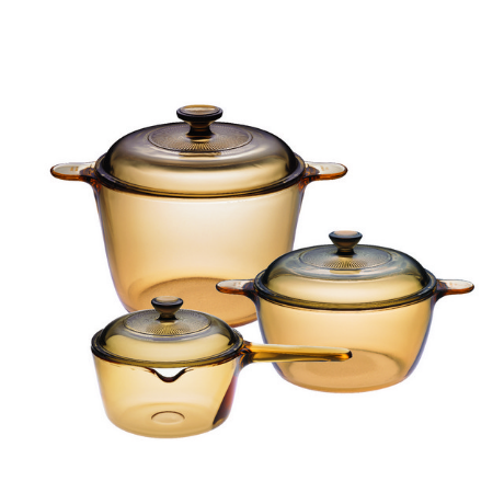 Visions Cookware Set 100% Authentic VISIONS 6pc Cookware Set Dishwasher Safe Non-Stick ...