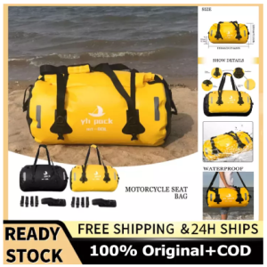 2วัน🚀คลังสินค้าท้องถิ่น🚀กระเป๋ารถจักรยานยนต์กันน้ำได้กระเป๋าสัมภาระเดินทางกลางแจ้งแห้งกระเป๋าม้วน40L กระเป๋าเป้สะพายหลังรถจักรยานยนต์กระเป๋าที่นั่งรถจักรยานยนต์