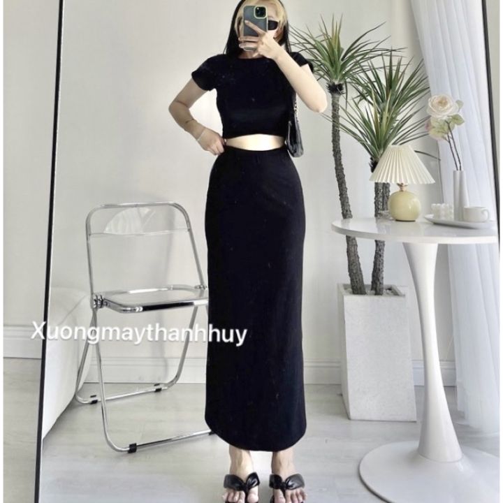 Chân váy suông dài 70cm dáng trẻ trung | Shopee Việt Nam