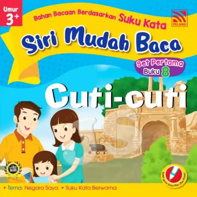 SIRI MUDAH BACA SET PERTAMA BUKU 1-8 (New Version can use Smart Pen) AGES 3+ BACAAN SUKU KATA | BUKU CERITA | READER BOOK - PELANGI