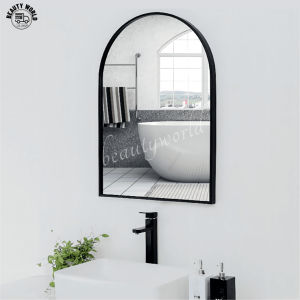 [SG Seller] READY STOCK Nordic bathroom mirror bathroom mirror hanging wall bathroom mirror arch makeup mirror dressing mirror