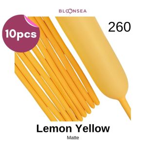 [10pcs] Matte Long Balloon Magic Shape Modelling Balloons Bouquet Clown Twist Animal Flower Tying 260Q Panjang Twisting