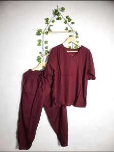 SETELAN ANDIN WANITA POLOS TERMURAH - SETELAN WANITA AUREL - BAJU TIDUR WANITA - PIYAMA