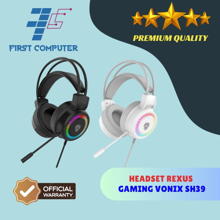 Headset Gaming Rexus Vonix SH39 RGB Running LED [ Dual jack ] | Lazada ...
