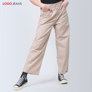 Logo Jeans Celana Panjang Wanita Liyana Khaki 43061L5KH