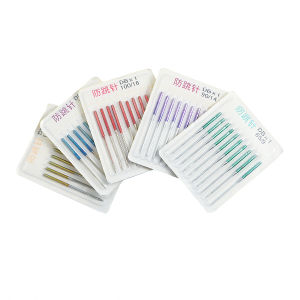 10ชิ้น/ล็อตเย็บผ้ายืดเครื่อง Anti-กระโดดเข็มยืดหยุ่นผ้าเย็บอุปกรณ์เสริมเข็มอุตสาหกรรมจักรเย็บผ้าใช้