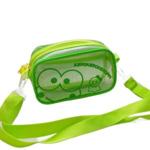 BAIXL Cartoon Shoulder Crossbody Bag Lightweight Transparent Toiletry Bag Portable Waterproof Cosmetic Container Girl