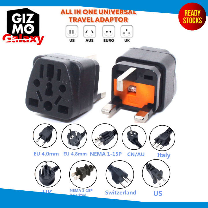 Universal Adapter Adaptor China Plug 2 Pin to 3 Pin Plug converter