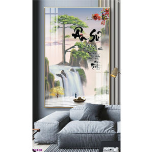 Tranh Laminate Tráng Gương Treo Tường 20/11 Tri Ân Thầy Cô -  Chữ Thư Pháp 01