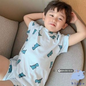 ชุดนอนเด็ก 3-14 ปี ลายการ์ตูน ชุดนอนเด็กผู้ชาย ชุดนอนเด็กผู้หญิง ชุดนอนเด็กโต ชุดนอนแขนยาว Boy Pajamas【Hippobaby】