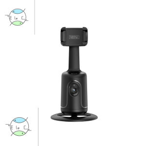 AI Smart Auto Face Tracking Gimbal Stabilizer 360° Rotating Selfie Stick Holder Auto Tracking Camera Mount for Live Streaming & Vlogging