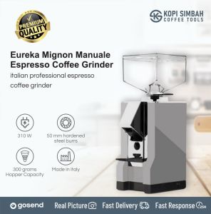 Espresso Coffee Grinder EUREKA MIGNON MANUALE Mesin Alat Penggiling Biji Kopi Espreso Made in Italy