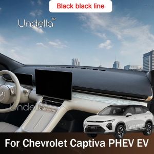 Car Dashboard Cover Mat For Chevrolet Captiva PHEV EV 2026 2027 Sun Shade Pad Non-Slip Instrument Panel Car Interior Accessories