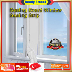 🔥【SG Ready Stock】AirLock Portable Air Conditioner300 cm/500cm Flexible Cloth Sealing Plate Window Seal