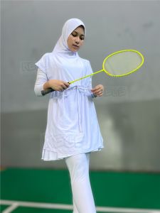 HIJAB ROMPI OLAH RAGA ADA TALI DI PINGGANG/ HIJAB SPORT MUSLIMAH