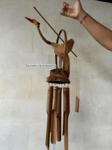 LONCENG ANGIN BURUNG PELIKAN/LONCENG BURUNG GENTA ANGIN BAMBU